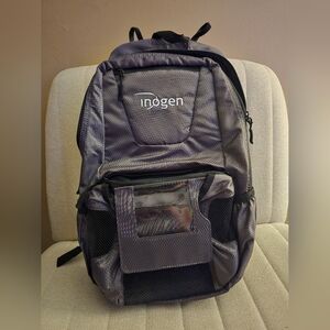 Inogen BackPack Spare Battery Storage Gray Padded Nice Condition
